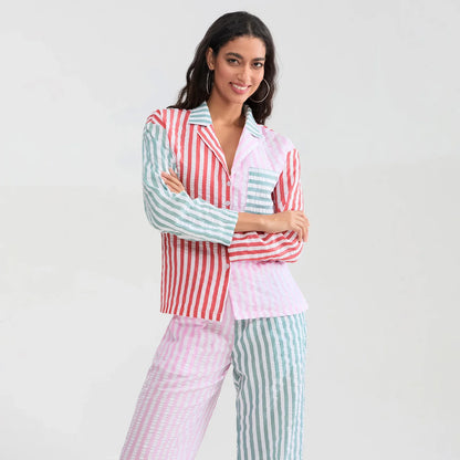 Christmas pattern pajamas